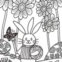 Banban’s Garden Symphony Coloring Page