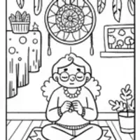 Mirabel’s Crafty Corner Coloring Page