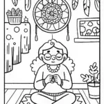 Mirabel’s Crafty Corner Coloring Page