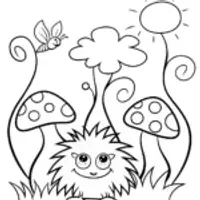 The Enchanted Garden with a Playful Hedgehog