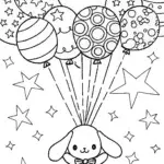 Cinnamoroll’s balloon ride through the stars