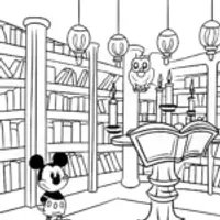 Mickey Mouse’s Adventure in the Enchanted Library