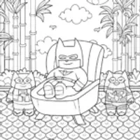 Batman’s Day Off at the Superhero Spa