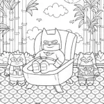 Batman’s Day Off at the Superhero Spa