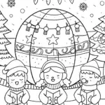 Celebrating Christmas Globally Coloring Page