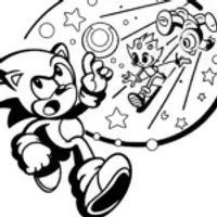 Sonic dashing through time and space
