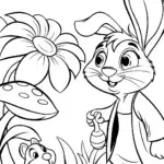 Banban’s Garden Quest Coloring Page