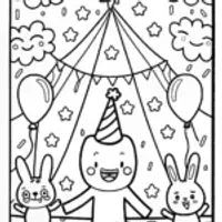 Lightning Bolt’s Festival of Joy Coloring Page