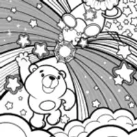 Care Bear’s Starry Night Adventure Coloring Page