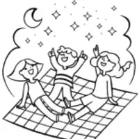 Rainbow High Stargazing Adventure Coloring Page