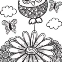 Chick’s Whimsical Balloon Adventure Coloring Page