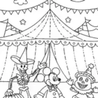 Minnie Mouse’s Halloween Spooktacular Coloring Page