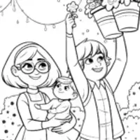 Mirabel’s Magical Seed Festival Coloring Page