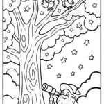 Gnome Stargazer Under the Ancient Oak