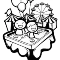 Carnival Fun Coloring Page