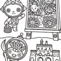 Octonauts Underwater Art Extravaganza Coloring Page
