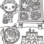 Octonauts Underwater Art Extravaganza Coloring Page