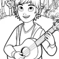 JJ’s Magical Music Festival Coloring Page