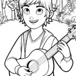 JJ’s Magical Music Festival Coloring Page