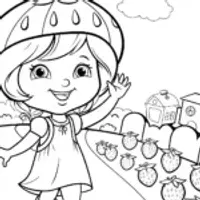 Strawberry Shortcake Berry Bonanza Parade Coloring Page