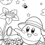 Kirby’s cosmic flower watering fun