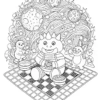 Bowser’s Galactic Picnic Coloring Page