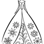 Princess of the Seasons Coloring Page