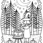 Luigi’s Enchanted Potion Mix Coloring Page