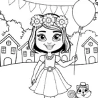 Mirabel’s Enchanted Animal Parade Coloring Page