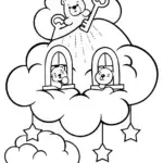 Care Bears Cloud Castle Adventure Coloring Page