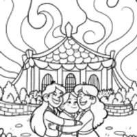 Madrigal Family Gathering Coloring Page
