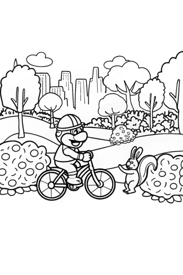 A coloring page of Bowser’s Eco-Friendly Adventure Coloring Page