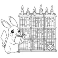 Pikachu’s Adventure in the Enchanted Library