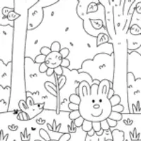 Bowser the Nature Guardian Coloring Page