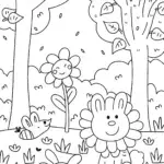 Bowser the Nature Guardian Coloring Page