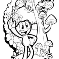 Huggy Wuggy’s journey through the magical forest