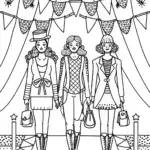 Rainbow High Fashion Show Coloring Page