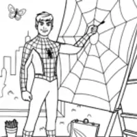 Miles Morales’ Creative Coloring Page