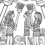 Rainbow High Students Paint Splash Battle Coloring Page