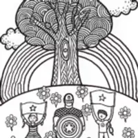 Captain America and the Eco Warriors Coloring Page