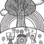 Captain America and the Eco Warriors Coloring Page