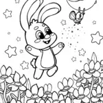Banban’s Garden Adventure Coloring Page