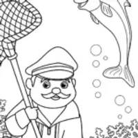Captain Barnacles’ Ocean Conservation Quest Coloring Page