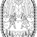 The Enchanted Rift Coloring Page