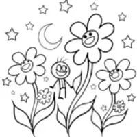Huggy Wuggy’s Magical Garden Adventure Coloring Page