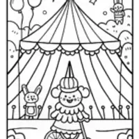 Shopkins Circus Extravaganza Coloring Page