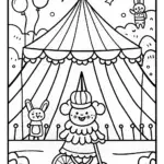 Shopkins Circus Extravaganza Coloring Page