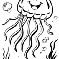 The Jolly Jellyfish Dance Coloring Page