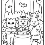 The Cackling Cauldron Coloring Page
