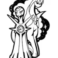 Celestial dance of dialga and palkia